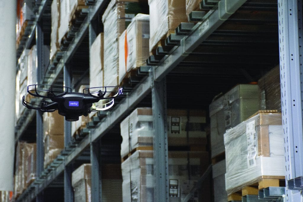Warehouse inventory drones in complete autonomy
