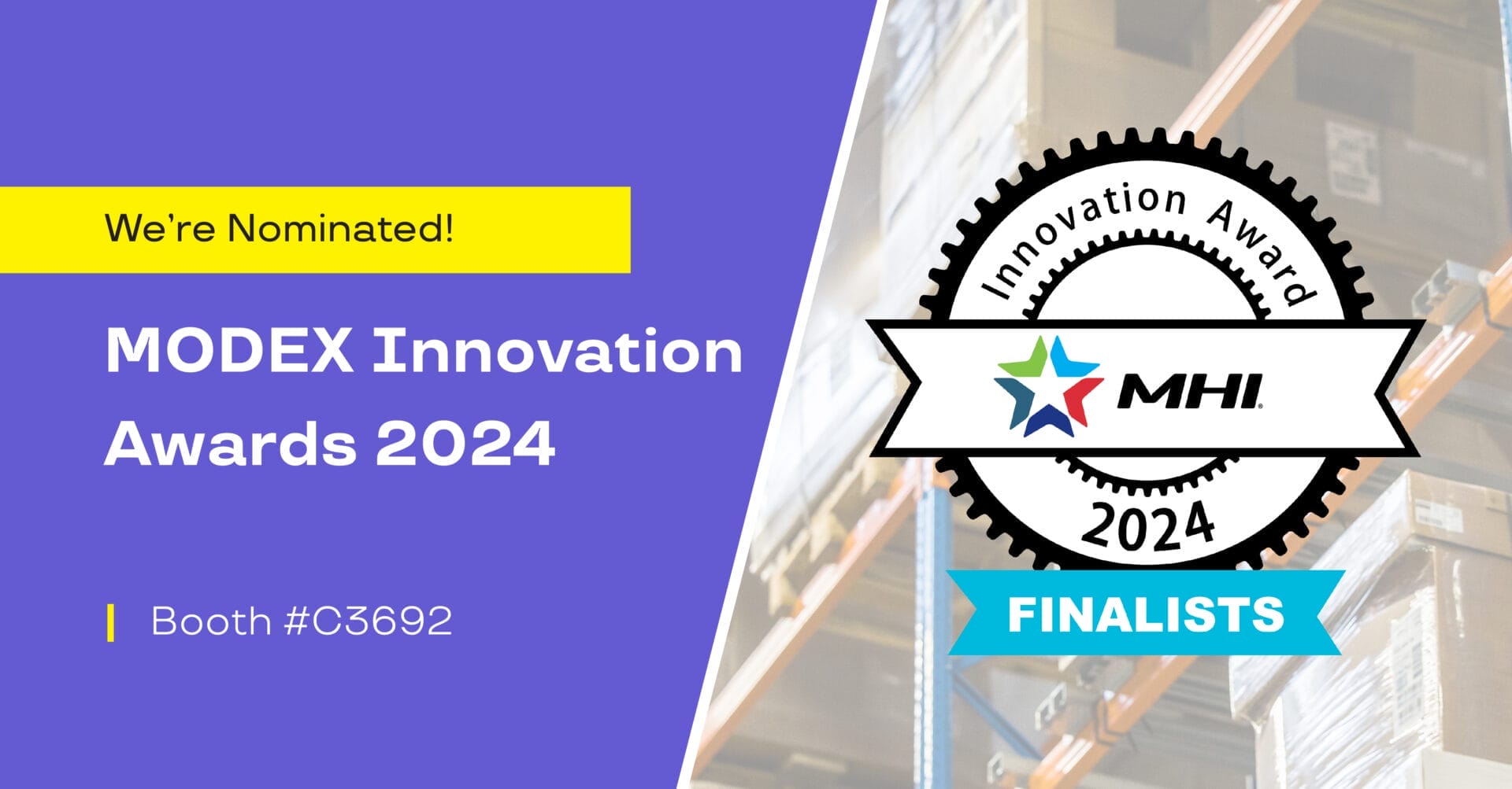 Verity selected as Finalist in MODEX Innovation Awards 2024 Verity